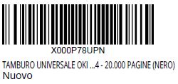 DRUM UNIVERSALE EP-CART-K - SAP code: 01186904  colore  BLACK  per  ES2032/2632/ES2232/ES5460/C610/C612  DURATA(20k)