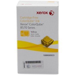 Xerox ColorStix giallo 108R00933 | Xerox ColorStix giallo 108R00933 ColorQube 8570 ~4400 pagine Solid Ink, pacco con 2 pezzi