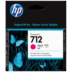 HP Cartuccia di inchiostro magenta originale DesignJet 712 da 29 ml | Codici OEM: 3ed68a, 3ED68A