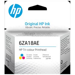 HP 6ZA18AE testina stampante Getto termico d'inchiostro | HP Testina per stampa ciano / magenta / giallo 6ZA18AE 100/300/400 Serie Testina di stampa originale 6ZA18AE, tricromia | HP 6ZA18AE. Compatibilit&agrave;: HP Tank 455, 457, 5100, 555, 559, 570, 655, Tecnologia di stampa: Getto termico d'inchiostro, Colori di stampa: Ciano, Magenta, Giallo. Larghezza: 113 mm, Profondit&agrave;: 37 mm, Altezza: 115 mm. Larghezza imballo: 116,3 mm, Profondit&agrave; imballo: 36,5 mm, Altezza imballo: 100,9 mm. Numero di cartoni per pallet: 40 pz, Quantit&agrave; per pallett: 2400 pz, Numero di livelli per pallet: 5 pz
