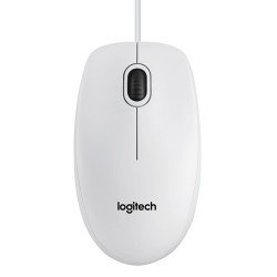 Logitech B100 Optical Usb f/ Bus mouse Ambidestro USB tipo A Ottico 800 DPI | Logitech Accessori per computer Bianco / nero 910-003360 B100 - Maus Mouse Logitech B100, destro e sinistro, ottico, 3 pulsanti, cablato, USB, 800 DPI, bianco