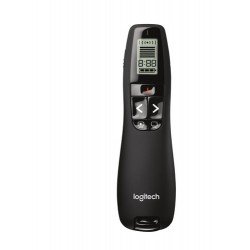 Logitech Professional Presenter R700 puntatore wireless RF Nero | Logitech Accessori per computer nero 910-003506 Presenter R700 Telecomando di presentazione Logitech, puntatore laser rosso, display LCD con timer, ricevitore USB, 5 pulsanti ottici