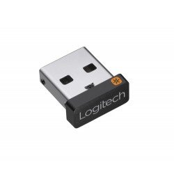 Logitech USB Unifying Receiver Ricevitore USB | Logitech Accessori per computer nero 910-005931 Unifying Receiver USB, 2.4 GHz, 10 m, 15 x 6 x 9 mm, 1.23 g