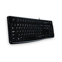 Logitech Keyboard K120 for Business tastiera USB QWERTZ Tedesco Nero | Logitech Accessori per computer nero 920-002516 K120 - Tastatur Tastiera Logitech, USB, tedesco, cablata, altezza regolabile, lunghezza cavo: 1,5 m, colore prodotto: nero