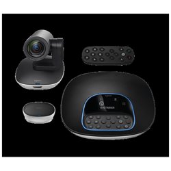 Logitech Group sistema di conferenza Sistema di videoconferenza di gruppo | Logitech Accessori per computer nero / Grigio 960-001057 Group - Videokonferenzsystem Bluetooth, NFC, USB 2.0, 1080p, H.264, SVC | Logitech Group. Tipo di prodotto: Sistema di videoconferenza di gruppo. Tipologia HD: Full HD, Modalit&agrave; video supportate: 1080p, Frequenza massima dei fotogrammi: 30 fps. Angolo di campo visivo: 90&deg;, Zoom digitale: 10x. Bluetooth, Colore del prodotto: Nero, Grigio