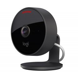 Logitech Circle View Capocorda Telecamera di sicurezza IP Interno e esterno 1920 x 1080 Pixel Scrivania/Parete | Logitech Accessori per computer graphite 961-000490 Circle View - Netzwerk-&Uuml;berwachungskamera