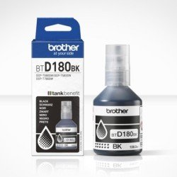 Brother BTD180BK ricarica di inchiostro per stampante Originale | Brother Cartuccia d'inchiostro nero BTD180BK BTD-180BK ~7500 pagine 108ml