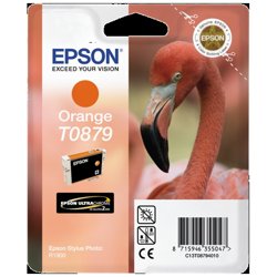 Epson Flamingo Cartuccia Arancio | Epson Flamingo Cartuccia Arancio. Tipo di inchiostro a colori: Inchiostro a base di pigmento, Volume dell'inchiostro a colori: 11,4 ml, Quantit&agrave; per pacco: 1 pz | Codici OEM: c13t08794010, C13T08794010