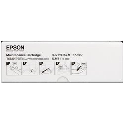 Epson Tanica di manutenzione | Epson unit&agrave; di manutenzione T5820 C13T582000 contenitore di manutenzione, tanica di manutenzione, | Epson Tanica di manutenzione. Tecnologia di stampa: Ad inchiostro, Paese di origine: Cina, Compatibilit&agrave; marca: Epson. Larghezza: 192 mm, Profondit&agrave;: 70 mm, Altezza: 142 mm. Quantit&agrave; per pacco: 1 pz, Peso dell'imballo: 0,268 g, Larghezza imballo: 52 mm. Quantit&agrave; per pallett: 480 pz, Larghezza scatola principale: 395 mm, Lunghezza del cartone principale: 565 mm