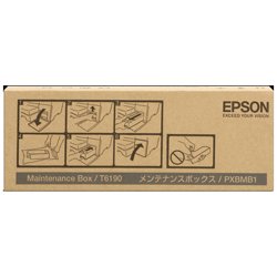 Epson Maintenance box | Epson unit&agrave; di manutenzione T6190 C13T619000 contenitore di manutenzione, tanica di manutenzione, | Epson Maintenance box. Tecnologia di stampa: Ad inchiostro, Produzione pagine: 35000 pagine, Colore del prodotto: Nero. Quantit&agrave; per pacco: 1 pz, Peso dell'imballo: 0,351 g, Larghezza imballo: 65 mm. Quantit&agrave; per pallett: 400 pz, Larghezza scatola principale: 415 mm, Lunghezza del cartone principale: 525 mm