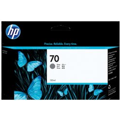 HP Cartuccia inchiostro grigio 70 da 130 ml | HP Cartuccia inchiostro grigio 70 da 130 ml. Tipo di inchiostro a colori: Inchiostro a base di pigmento, Volume dell'inchiostro nero: 130 ml, Volume dell'inchiostro a colori: 130 ml, Quantità per pacco: 1 pz | Codici OEM: c9450a, C9450A