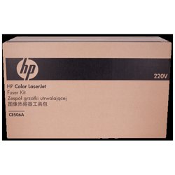 HP Kit fusore 220 V Color LaserJet CE506A | HP unit&agrave; di manutenzione CE506A Original 220V kit fusore | HP Kit fusore 220 V Color LaserJet CE506A. Tipo di prodotto: Kit fusore per stampante, Tecnologia di stampa: Laser, Produzione pagine: 150000 pagine. Larghezza: 500 mm, Profondit&agrave;: 200 mm, Altezza: 300 mm. Peso dell'imballo: 3,5 kg, Larghezza imballo: 500 mm, Lunghezza del pacco: 20 cm. Caratteristiche tecniche: 220V