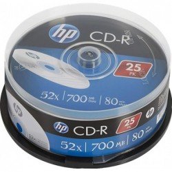HP Accessori per computer CRE00015 | HP Accessori per computer CRE00015 CD-R 80Min/700MB/52x Cakebox (25 Disc)