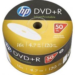 HP Accessori per computer DRE00070WIP | HP Accessori per computer DRE00070WIP DVD+R 4.7GB/120Min/16x Bulk Pack (50 Disc)