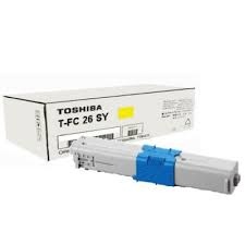 Toner Ricostruito GIALLO (6B000000569, TFC26SY6K) per Toshiba E-Studio 222 CP, 222 CS, 224 CS, 262 CP, 263 CP, 263 CS, 264 CS; EAN Originale: 4519232156295 - per circa 6000 pagine