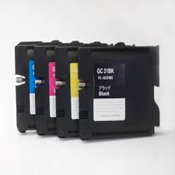 PRODOTTO COMPATIBILE - 40ml pigment for ricoh gx e2600,e3000n,e3300n,e3350n#gc31k - 31.000 pagine