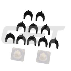 PRODOTTO COMPATIBILE - 10x lower roller bushing hp laserjet enterprise 600 m601n