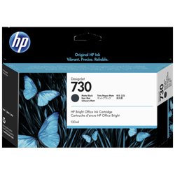 HP Cartuccia di inchiostro nero opaco DesignJet 730 da 130 ml | Codici OEM: p2v65a, P2V65A