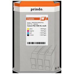 Prindo Multipack nero / ciano / magenta / giallo PRSCPGI1500XLPlus MCVP | Prindo Multipack nero / ciano / magenta / giallo PRSCPGI1500XLPlus MCVP Classic XL