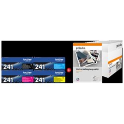 Brother Value Pack nero / ciano / magenta / giallo / Bianco TN-241 MCVP 02