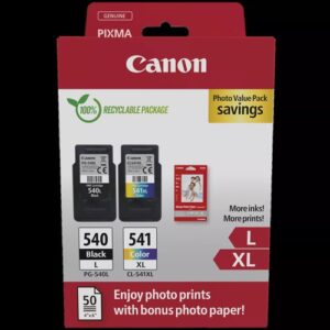 PRODOTTO COMPATIBILE - cartucce originale canon nero e colore pg540l/cl54ixl+carta
