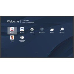 Viewsonic CDE4314-2C visualizzatore di messaggi Pannello piatto per segnaletica digitale 109,2 cm (43") LCD Wi-Fi 500 cd/m&sup2; 4K