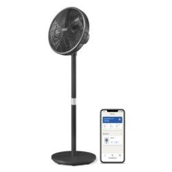 Philips Serie 3000 Ventilatore a piedistallo CX3550/01, Flusso d'aria 2562 m&sup3;/h, Ultra silenzioso 19db
