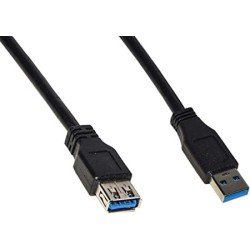 CAVO USB 3.0 A-A 3MT M/F BK PROLUNGA IN RAME | Codici OEM: lkcu3030, LKCU3030