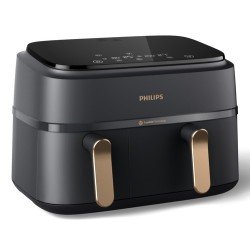 Philips Serie 3000 Airfryer doppio cestello, friggitrice ad aria da 9.0L, 12 metodi di cottura, App per ricette NA352/00