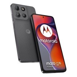 Motorola moto g15 power 17,1 cm (6.72") Doppia SIM Android 15 4G USB tipo-C 8 GB 512 GB 6000 mAh Grigio | Codici OEM: pb6g0009it, PB6G0009IT