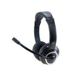 Conceptronic POLONA Auricolare Cablato A Padiglione Musica e Chiamate USB tipo A Nero | Codici OEM: polona01b, POLONA01B