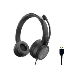 Conceptronic POLONA05B cuffia e auricolare Cablato A Padiglione Musica e Chiamate USB tipo A Nero