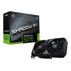 MSI GeForce RTX 5070 12G SHADOW 2X OC NVIDIA 12 GB GDDR7 | Codici OEM: rtx507012gshadow2xoc, RTX507012GSHADOW2XOC