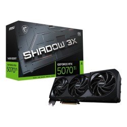 MSI GeForce RTX 5070 Ti 16G SHADOW 3X OC NVIDIA 16 GB GDDR7 | Codici OEM: rtx507016tishadow3xo, RTX507016TISHADOW3XO