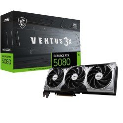 MSI VENTUS GeForce RTX5080 16G 3X OC NVIDIA GeForce RTX 5080 16 GB GDDR7 | Codici OEM: rtx508016gventus3xoc, RTX508016GVENTUS3XOC