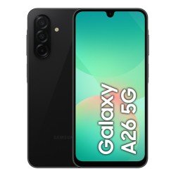 Samsung Galaxy A26 5G, Smartphone con Funzioni intelligenti, Display Super AMOLED 6.7”, 6GB RAM, 128GB, Batteria 5.000 mAh, m | Codici OEM: sma266bzkbeue, SM-A266BZKBEUE