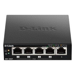 D-Link DGS-1005P/E switch di rete Non gestito Gigabit Ethernet (10/100/1000) Supporto Power over Ethernet (PoE) Nero