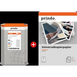 Prindo Value Pack nero / Nero (Foto) / ciano / magenta / giallo / Grigio / Bianco PRSET07B MCVP