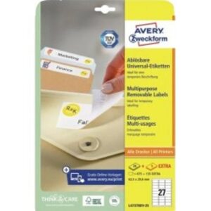 Avery Zweckform AVERY Zweckform Etichette L4737REV-25 | Codice a barre: 5014702106385.0