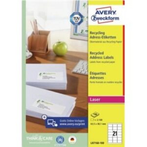 Avery Zweckform AVERY Zweckform Etichette Bianco LR7160-100 | Codice a barre: 5014702815058.0