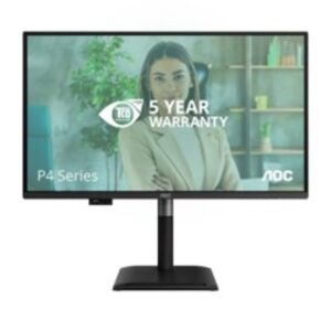 Aoc AOC Q27P4U Monitor PC 68,6 cm (27") 2560 x 1440 Pixel Wide Quad HD Nero | Codice a barre: 4038986182881.0